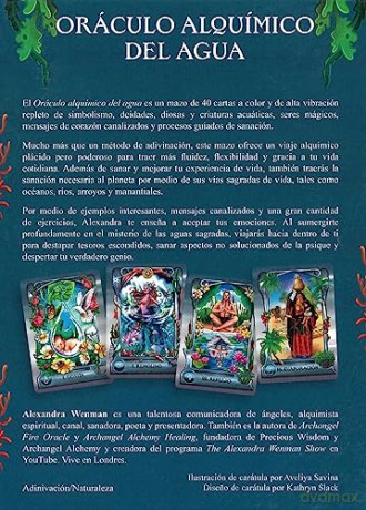 Oráculo alquímico del agua: Un mazo de 40 cartas con manual - Alexandra Wenman [KSIĄŻKA]