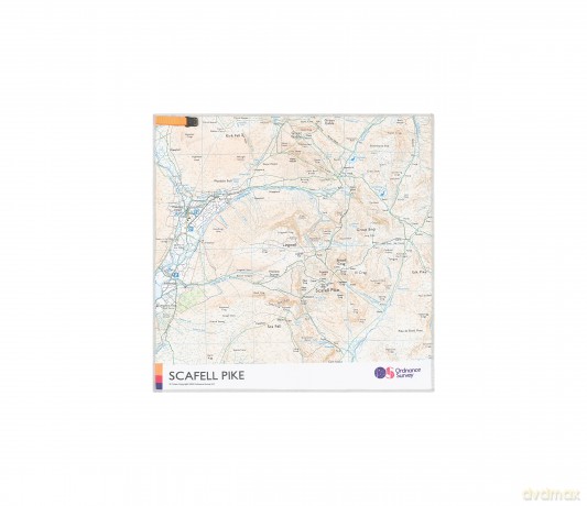 Ordnance Survey Trek Towel - Compact, Lightweight, Quick-Dry, Micro-Sized Hand Towel, Sand-Free Design