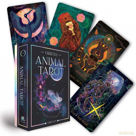 Orien's Animal Tarot: 78 Card Deck and 144 Page Book - Ambi Sun [KSIĄŻKA]
