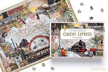 Orient Express: A 1000 Piece Jigsaw Puzzle - Maria Rivans [PUZZLE]