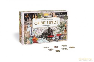 Orient Express: A 1000 Piece Jigsaw Puzzle - Maria Rivans [PUZZLE]