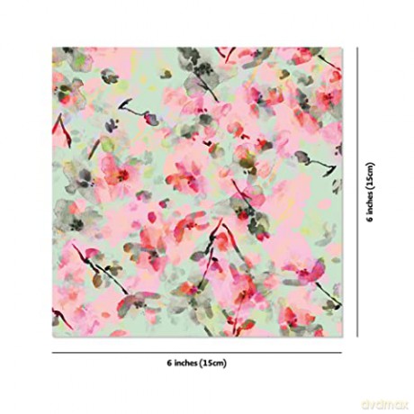 Origami Cherry Blossoms Paper Pack Book: 256 Double-Sided Folding Sheets with 16 Different Cherry Blossom Patterns with solid colors on the back (Includes Instructions for 8 Models) [KSIĄŻKA]
