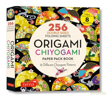 Origami Chiyogami Paper Pack Book: 256 Double-Sided Folding Sheets (Includes Instructions for 8 Projects): 256 Double-Sided Folding Sheets (Includes Instructions for 8 Models) [KSIĄŻKA]