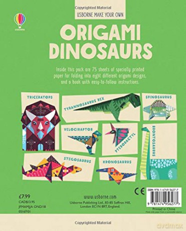 Origami Dinosaurs - Lucy Bowman [KSIĄŻKA]