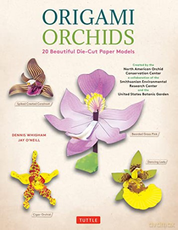 Origami Orchids Kit: 20 Beautiful Die-Cut Paper Models - Dennis Whigham [KSIĄŻKA]