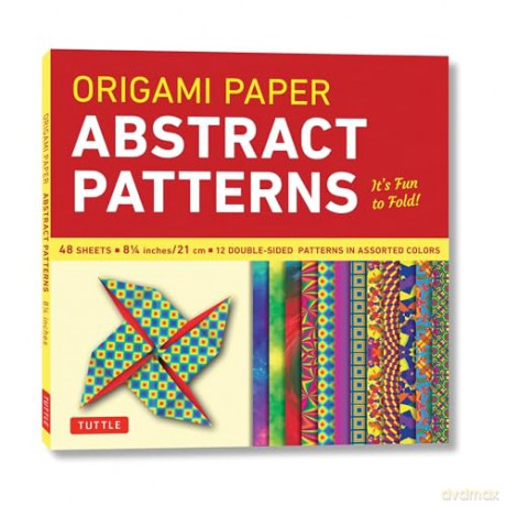 Origami Paper - Abstract Patterns - 8 1/4 - 48 Sheets: Tuttle Origami Paper: Large Origami Sheets Printed with 12 Different Designs: Instructions for 6 Projects Included [KSIĄŻKA]