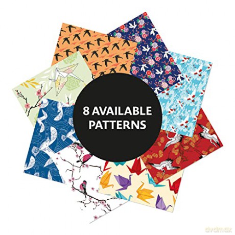Origami Paper - Japanese Bird Patterns - 8 1/4 - 48 Sheets: Tuttle Origami Paper: Origami Sheets Printed with 8 Different Designs: Instructions for 7 Projects Included [KSIĄŻKA]