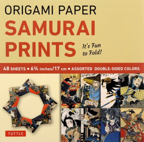 Origami Paper - Samurai Prints - Small 6 3/4 - 48 Sheets: Tuttle Origami Paper: Origami Sheets Printed with 8 Different Designs: Instructions for 6 Projects Included [KSIĄŻKA]