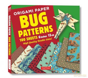 Origami Paper 100 sheets Bug Patterns 6 (15 cm): Tuttle Origami Paper: High-Quality Origami Sheets Printed with 8 Different Designs: Instructions for 8 Projects Included [KALENDARZ]