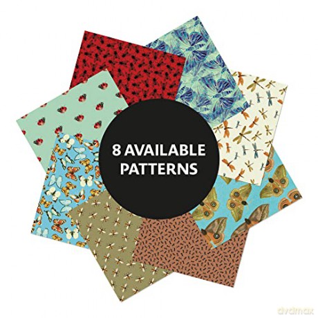 Origami Paper 100 sheets Bug Patterns 6 (15 cm): Tuttle Origami Paper: High-Quality Origami Sheets Printed with 8 Different Designs: Instructions for 8 Projects Included [KALENDARZ]