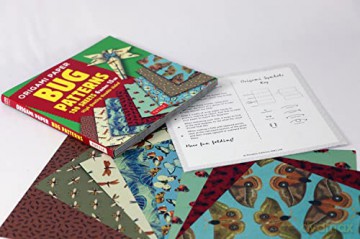 Origami Paper 100 sheets Bug Patterns 6 (15 cm): Tuttle Origami Paper: High-Quality Origami Sheets Printed with 8 Different Designs: Instructions for 8 Projects Included [KALENDARZ]