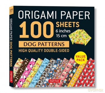Origami Paper 100 sheets Dog Patterns 6 (15 cm): Tuttle Origami Paper: Double-Sided Origami Sheets Printed with 12 Different Patterns: Instructions for 6 Projects Included [KSIĄŻKA]