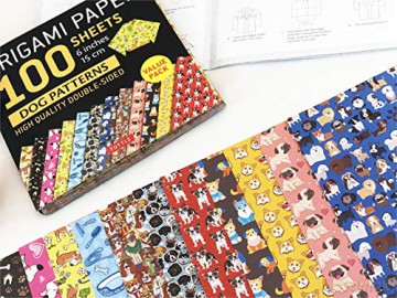 Origami Paper 100 sheets Dog Patterns 6 (15 cm): Tuttle Origami Paper: Double-Sided Origami Sheets Printed with 12 Different Patterns: Instructions for 6 Projects Included [KSIĄŻKA]
