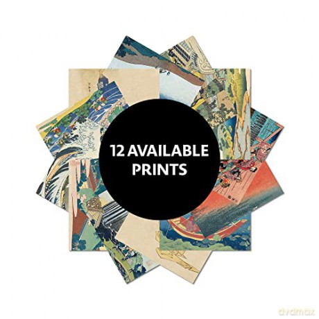 Origami Paper 100 sheets Hokusai Prints 8 1/4 (21 cm): Extra Large Double-Sided Origami Sheets Printed with 12 Different Prints (Instructions for 5 Projects Included) - Tuttle Studio [KSIĄŻKA]