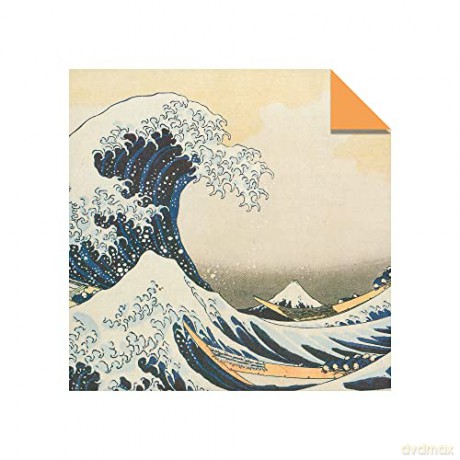 Origami Paper 100 sheets Hokusai Prints 8 1/4 (21 cm): Extra Large Double-Sided Origami Sheets Printed with 12 Different Prints (Instructions for 5 Projects Included) - Tuttle Studio [KSIĄŻKA]