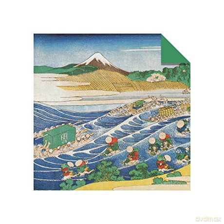 Origami Paper 100 sheets Hokusai Prints 8 1/4 (21 cm): Extra Large Double-Sided Origami Sheets Printed with 12 Different Prints (Instructions for 5 Projects Included) - Tuttle Studio [KSIĄŻKA]