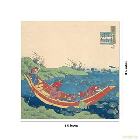 Origami Paper 100 sheets Hokusai Prints 8 1/4 (21 cm): Extra Large Double-Sided Origami Sheets Printed with 12 Different Prints (Instructions for 5 Projects Included) - Tuttle Studio [KSIĄŻKA]