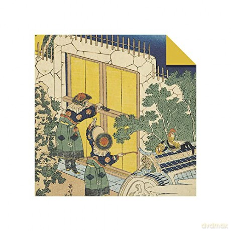 Origami Paper 100 sheets Hokusai Prints 8 1/4 (21 cm): Extra Large Double-Sided Origami Sheets Printed with 12 Different Prints (Instructions for 5 Projects Included) - Tuttle Studio [KSIĄŻKA]