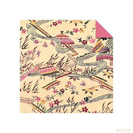 Origami Paper 100 sheets Japanese Kimono 8 1/4 (21 cm): Extra Large Double-Sided Origami Sheets Printed with 12 Different Patterns (Instructions for 5 Projects Included) - Tuttle Studio [KSIĄŻKA]