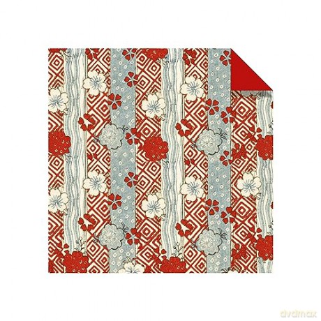 Origami Paper 100 sheets Japanese Washi 8 1/4 (21 cm): Extra Large Double-sided Origami Sheets Printed With 12 Different Designs - Instructions for 5 Projects Included - Tuttle Studio [KSIĄŻKA]