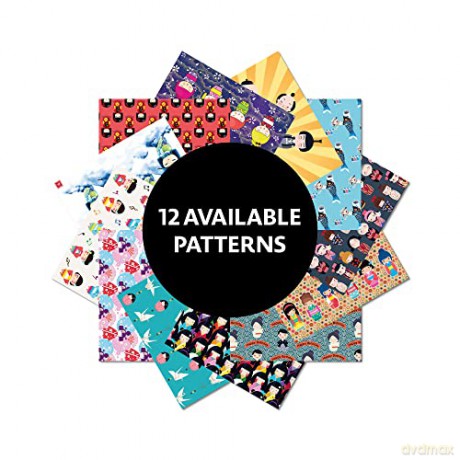 Origami Paper 200 sheets Japanese Dolls 6 (15 cm): Tuttle Origami Paper: Double Sided Origami Sheets Printed With 12 Different Designs - Instructions for 6 Projects Included - Tuttle Studio [KSIĄŻKA]