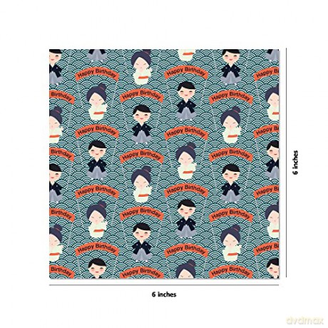 Origami Paper 200 sheets Japanese Dolls 6 (15 cm): Tuttle Origami Paper: Double Sided Origami Sheets Printed With 12 Different Designs - Instructions for 6 Projects Included - Tuttle Studio [KSIĄŻKA]