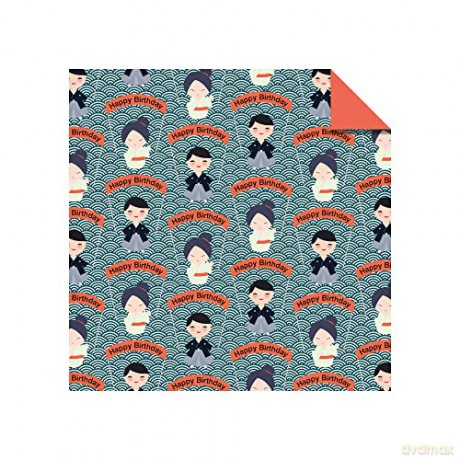 Origami Paper 200 sheets Japanese Dolls 6 (15 cm): Tuttle Origami Paper: Double Sided Origami Sheets Printed With 12 Different Designs - Instructions for 6 Projects Included - Tuttle Studio [KSIĄŻKA]
