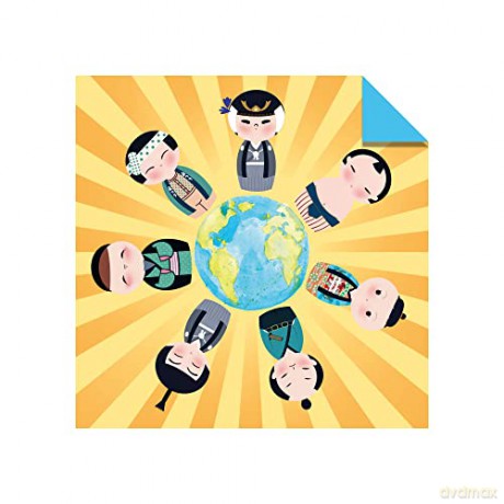 Origami Paper 200 sheets Japanese Dolls 6 (15 cm): Tuttle Origami Paper: Double Sided Origami Sheets Printed With 12 Different Designs - Instructions for 6 Projects Included - Tuttle Studio [KSIĄŻKA]