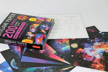 Origami Paper 200 sheets Milky Way Photos 6 Inches (15 cm): Tuttle Origami Paper: High-Quality Double Sided Origami Sheets Printed with 12 Different Photographs (Instructions for 6 Projects Included) [KSIĄŻKA]
