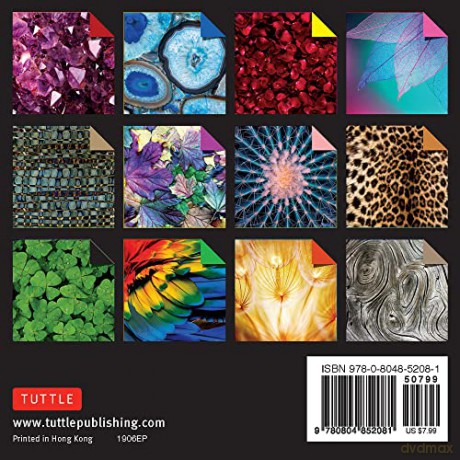 Origami Paper 300 sheets Nature Photo Patterns 4 inch (10 cm): Tuttle Origami Paper: Double-Sided Origami Sheets Printed with 12 Different Designs [KSIĄŻKA]