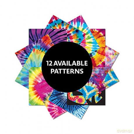 Origami Paper 300 sheets Tie-Dye Patterns 4 (10 cm): Tuttle Origami Paper: Double-Sided Origami Sheets Printed with 12 Different Designs - Tuttle Studio [KSIĄŻKA]