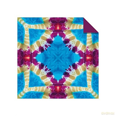 Origami Paper 300 sheets Tie-Dye Patterns 4 (10 cm): Tuttle Origami Paper: Double-Sided Origami Sheets Printed with 12 Different Designs - Tuttle Studio [KSIĄŻKA]