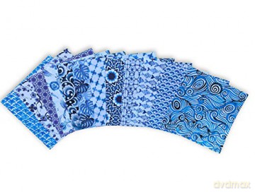 Origami Paper 500 sheets Blue and White 4 (10cm): Tuttle Origami Paper: High Quality Double-Sided Origami Sheets Printed with 12 Different Designs [KSIĄŻKA]