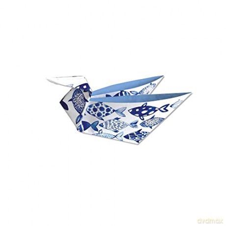 Origami Paper 500 sheets Blue and White 4 (10cm): Tuttle Origami Paper: High Quality Double-Sided Origami Sheets Printed with 12 Different Designs [KSIĄŻKA]