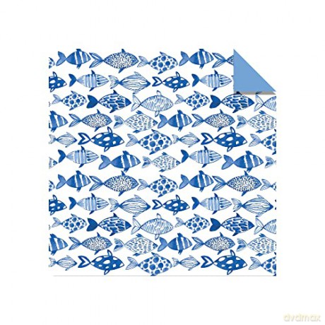 Origami Paper 500 sheets Blue and White 4 (10cm): Tuttle Origami Paper: High Quality Double-Sided Origami Sheets Printed with 12 Different Designs [KSIĄŻKA]