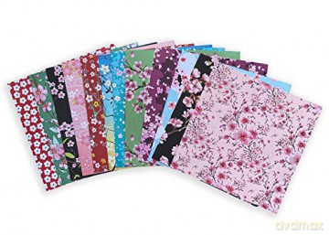 Origami Paper 500 sheets Cherry Blossoms 6 inch (15 cm): Tuttle Origami Paper: High-Quality Double-Sided Origami Sheets Printed with 12 Different Patterns (Instructions for 6 Projects Included) [KSIĄŻKA]