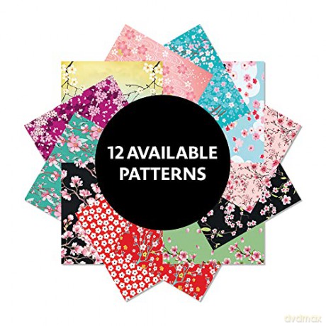 Origami Paper 500 sheets Cherry Blossoms 6 inch (15 cm): Tuttle Origami Paper: High-Quality Double-Sided Origami Sheets Printed with 12 Different Patterns (Instructions for 6 Projects Included) [KSIĄŻKA]