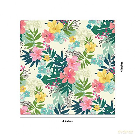Origami Paper 500 sheets Flower Patterns 4 (10 cm): Tuttle Origami Paper: Double-Sided Origami Sheets Printed with 12 Different Illustrated Patterns - Tuttle Studio [KSIĄŻKA]