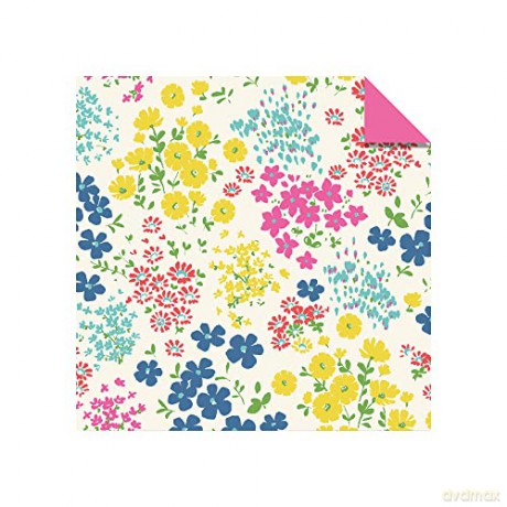 Origami Paper 500 sheets Flower Patterns 4 (10 cm): Tuttle Origami Paper: Double-Sided Origami Sheets Printed with 12 Different Illustrated Patterns - Tuttle Studio [KSIĄŻKA]