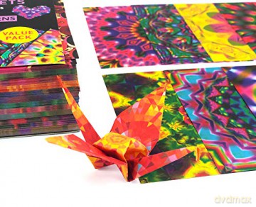 Origami Paper 500 sheets Kaleidoscope Patterns 4 (10 cm): Tuttle Origami Paper: Double-Sided Origami Sheets Printed with 12 Different Colorful Patterns [KSIĄŻKA]