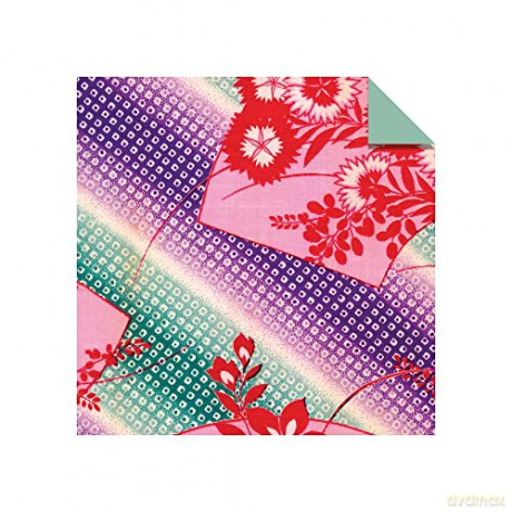 Origami Paper 500 sheets Kimono Patterns 4 (10 cm): Tuttle Origami Paper: Double-Sided Origami Sheets Printed with 12 Different Traditional Patterns [KSIĄŻKA]
