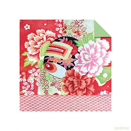 Origami Paper 500 sheets Kimono Patterns 4 (10 cm): Tuttle Origami Paper: Double-Sided Origami Sheets Printed with 12 Different Traditional Patterns [KSIĄŻKA]