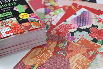 Origami Paper 500 sheets Kimono Patterns 4 (10 cm): Tuttle Origami Paper: Double-Sided Origami Sheets Printed with 12 Different Traditional Patterns [KSIĄŻKA]
