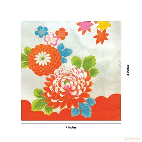 Origami Paper 500 sheets Kimono Patterns 4 (10 cm): Tuttle Origami Paper: Double-Sided Origami Sheets Printed with 12 Different Traditional Patterns [KSIĄŻKA]