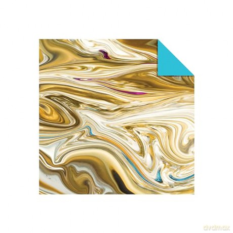 Origami Paper 500 sheets Marbled Patterns 4 (10 cm) - Tuttle Studio [KSIĄŻKA]