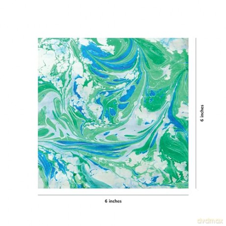 Origami Paper 500 sheets Marbled Patterns 4 (10 cm) - Tuttle Studio [KSIĄŻKA]