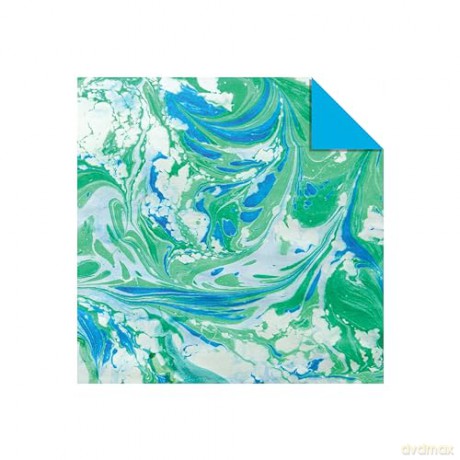 Origami Paper 500 sheets Marbled Patterns 4 (10 cm) - Tuttle Studio [KSIĄŻKA]