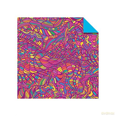 Origami Paper 500 sheets Psychedelic Patterns 6 (15 cm): Tuttle Origami Paper: Double-Sided Origami Sheets Printed with 12 Different Designs (Instructions for 5 Projects Included) - Tuttle Studio [KSIĄŻKA]
