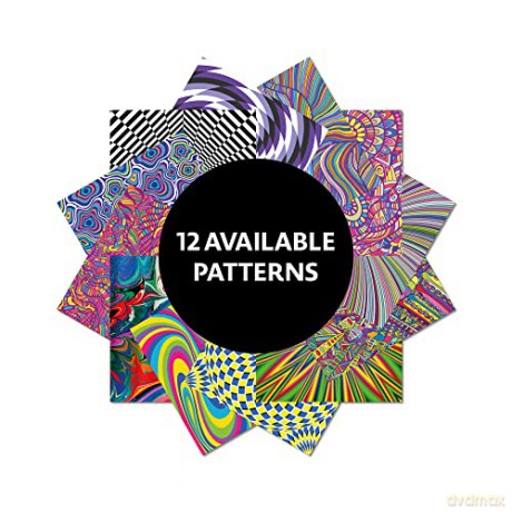 Origami Paper 500 sheets Psychedelic Patterns 6 (15 cm): Tuttle Origami Paper: Double-Sided Origami Sheets Printed with 12 Different Designs (Instructions for 5 Projects Included) - Tuttle Studio [KSIĄŻKA]