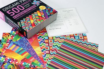 Origami Paper 500 sheets Rainbow Patterns 6 inch (15 cm): Tuttle Origami Paper: Double-Sided Origami Sheets Printed with 12 Different Designs (Instructions for 6 Projects Included) [KSIĄŻKA]
